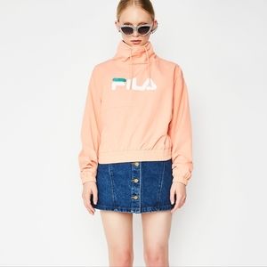 FILA Elsie Funnel Neck Top in Peach